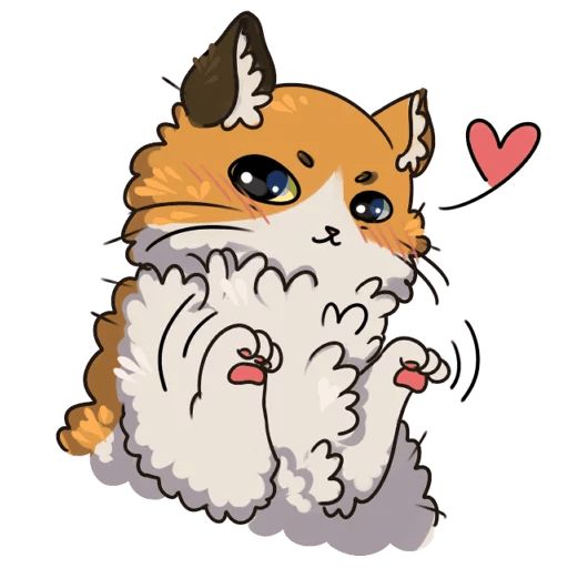 Sticker «Fluffy Pussies-3»