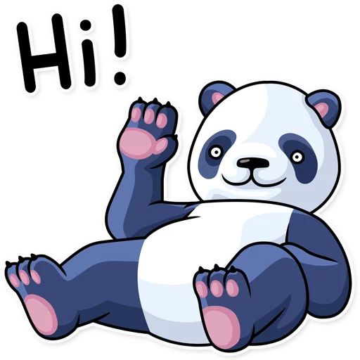 Sticker «Lazy Panda-5»