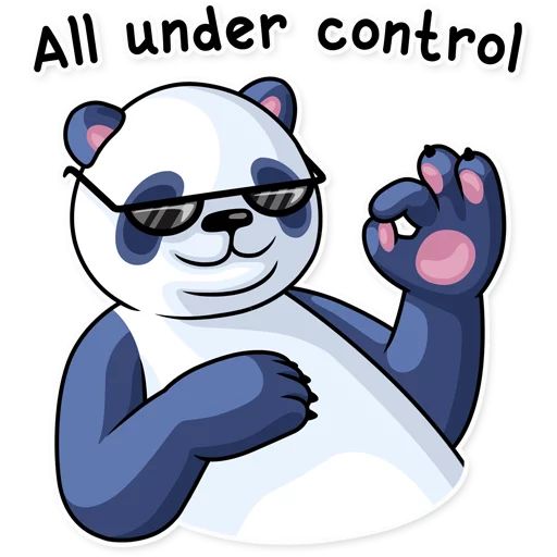 Sticker «Lazy Panda-7»