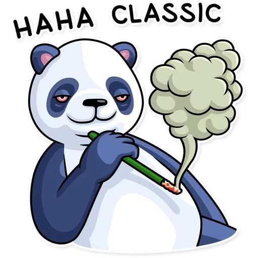 Sticker «Lazy Panda-9»