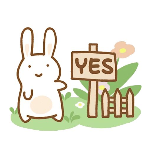 Sticker «Easter bunny-11»