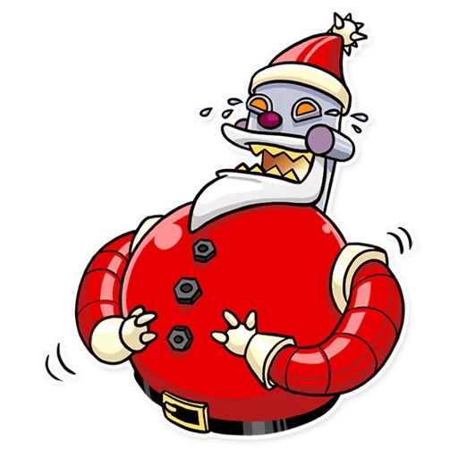 Sticker «Robo Santa-1»