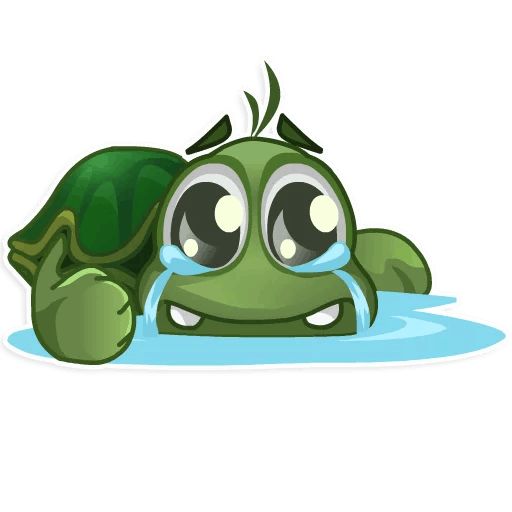 Sticker «Sad Turtle Joe-9»