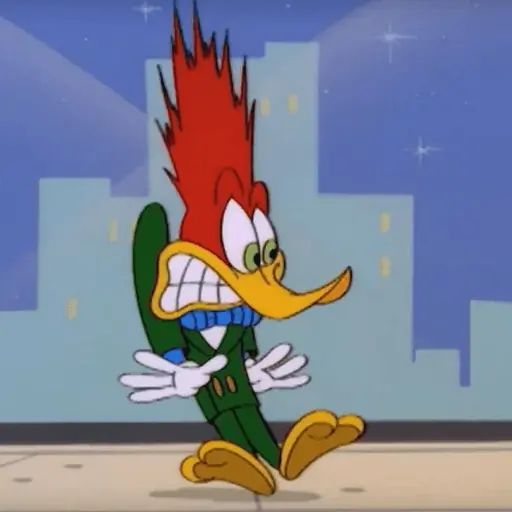 Sticker «Woodpecker-11»