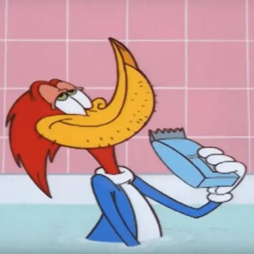 Sticker «Woodpecker-7»