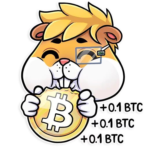 Sticker «Crypto Hamster-12»