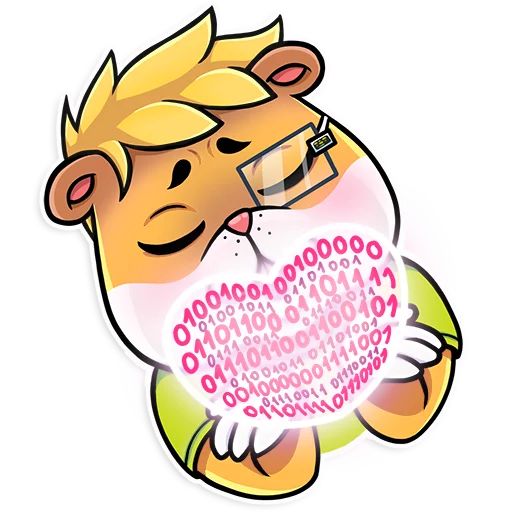 Sticker «Crypto Hamster-3»