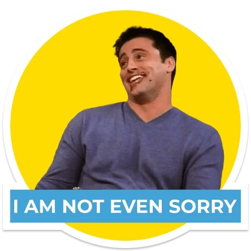 Sticker «Joey Tribbiani-1»