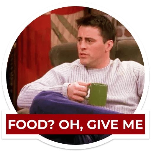 Sticker «Joey Tribbiani-3»