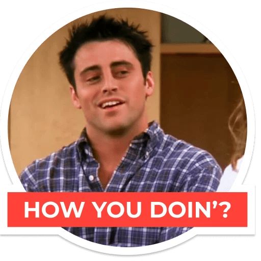 Sticker «Joey Tribbiani-4»