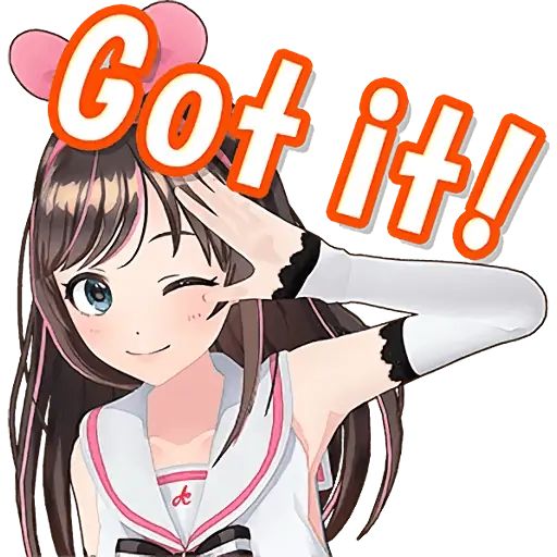 Sticker «Kizuna AI Stickers-7»