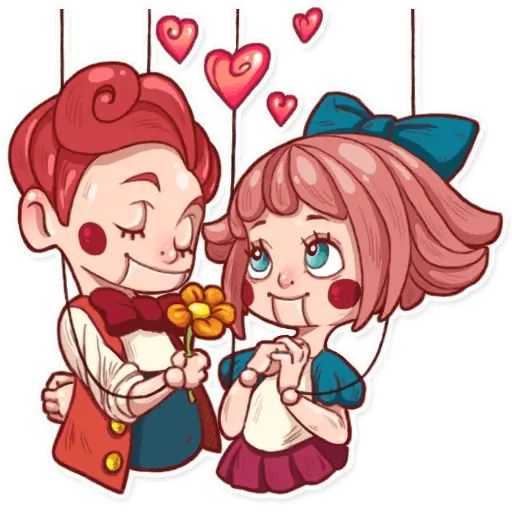 Pack de stickers para Telegram «Pull Some Strings»