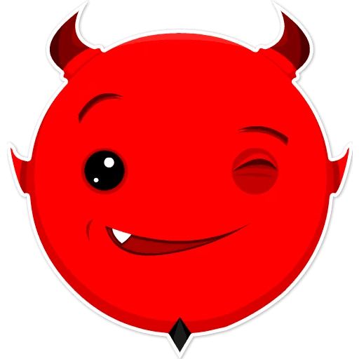 Sticker «Devil's Emoji-10»