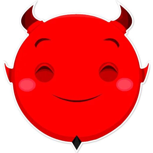 Sticker «Devil's Emoji-11»