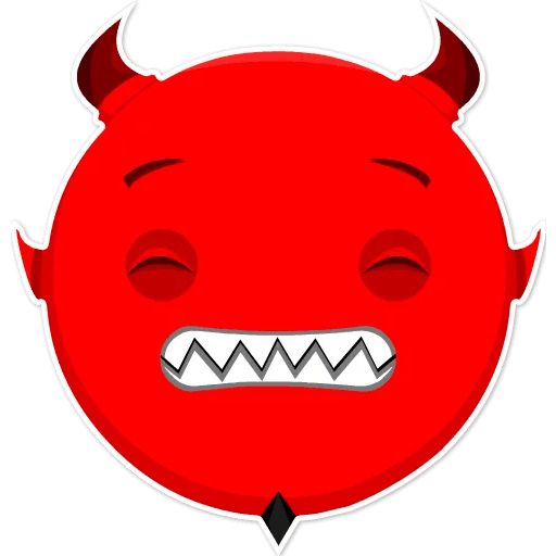 Sticker «Devil's Emoji-3»