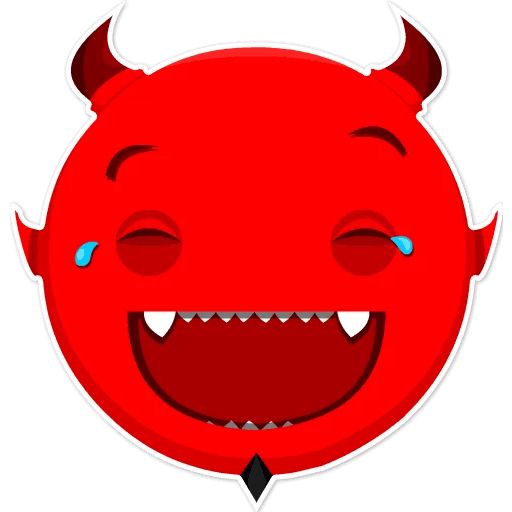 Sticker «Devil's Emoji-4»