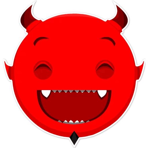 Sticker «Devil's Emoji-6»