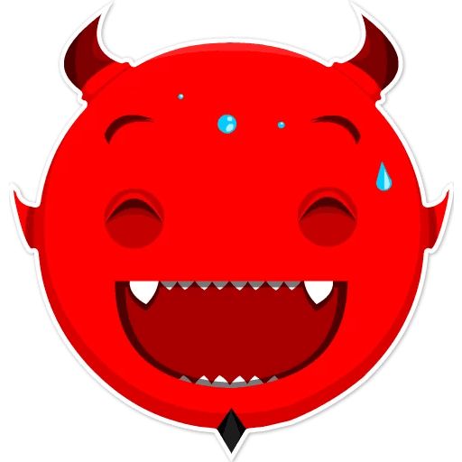 Sticker «Devil's Emoji-7»