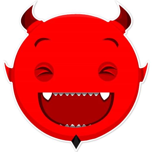 Sticker «Devil's Emoji-8»