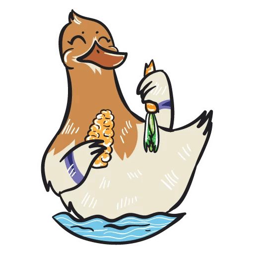 Sticker «Quack-Quack-8»