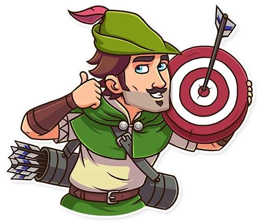 Sticker «Robin Hood-3»