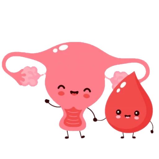 Sticker «Cute Uterus-11»