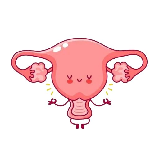 Sticker «Cute Uterus-2»