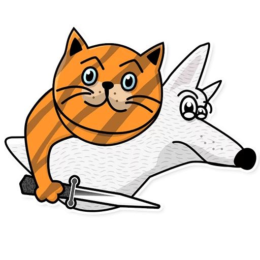 Sticker «Fury Cat-3»