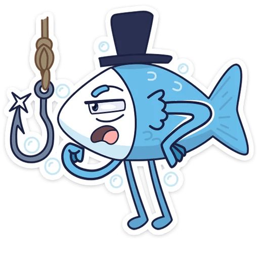 Sticker «Mr. Fish-3»