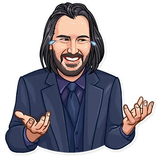 Sticker «Keanu Reeves-1»