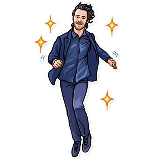 Sticker «Keanu Reeves-10»