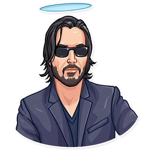 Sticker «Keanu Reeves-11»