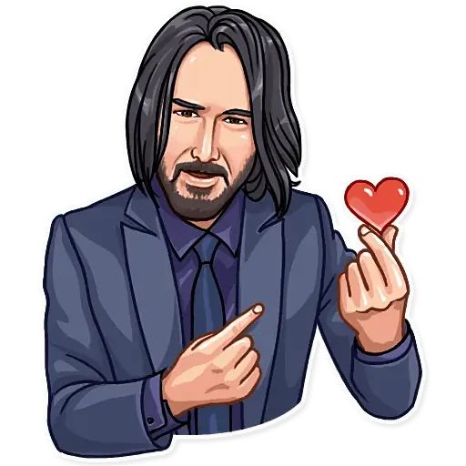 Sticker «Keanu Reeves-2»