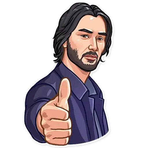 Sticker «Keanu Reeves-3»