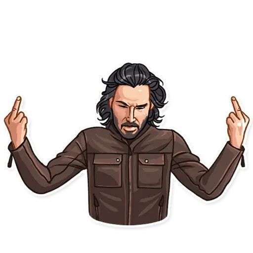 Sticker «Keanu Reeves-6»