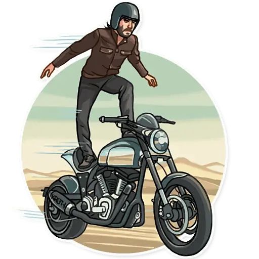 Sticker «Keanu Reeves-7»