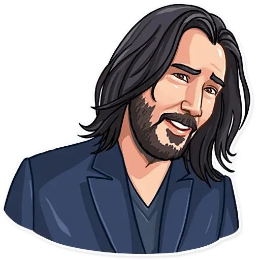 Sticker «Keanu Reeves-9»