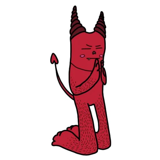 Sticker «Cute Devils-3»