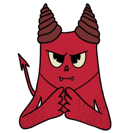 Sticker «Cute Devils-4»