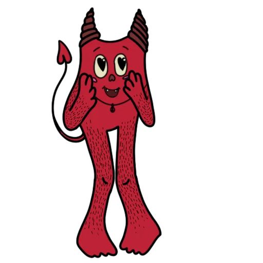 Sticker «Cute Devils-6»