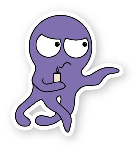 Sticker «Octopus-8»