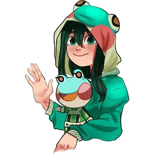 Sticker «Tsuyu Asui (BNHA-1»