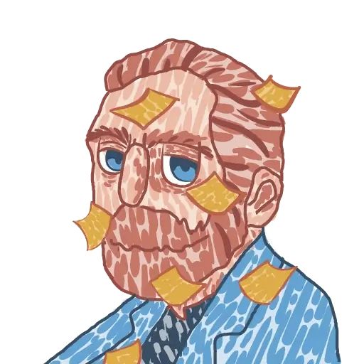 Sticker «Van Gogh-1»