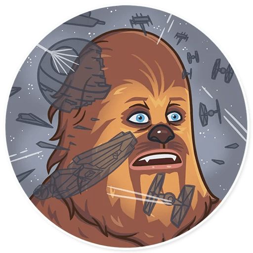 Sticker «Chewbacca-12»