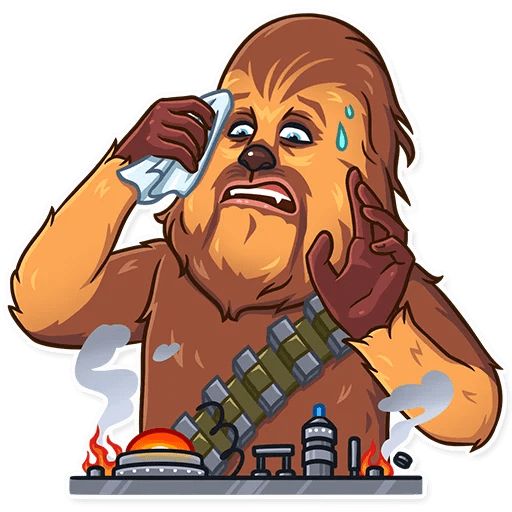 Sticker «Chewbacca-4»