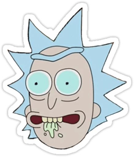Sticker «Rick and Morty-1»
