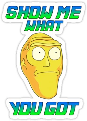 Sticker «Rick and Morty-10»