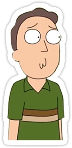 Sticker «Rick and Morty-12»