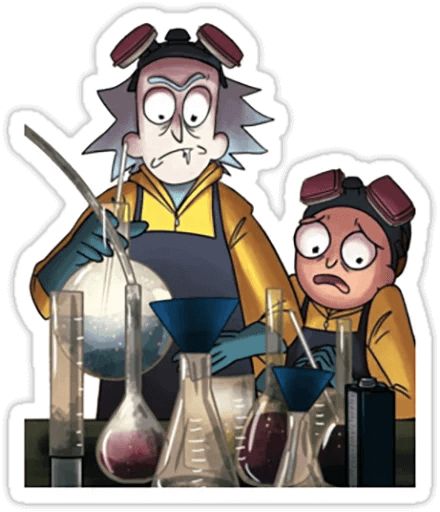 Sticker «Rick and Morty-2»