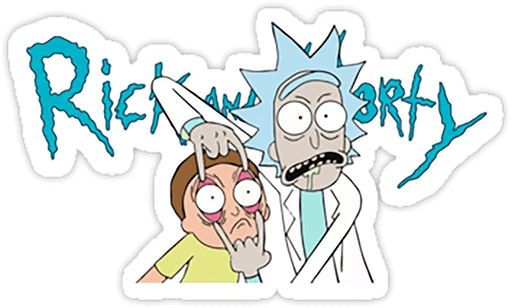 Sticker «Rick and Morty-3»